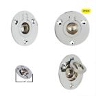 00a00hah63 Flush Ring Recessed Pull Finish Handmade Solid Brass 765857887593