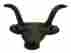 0170s-10201 Tarrkenn Cast Iron Bull W Horns Drawer Pull Set Of 12