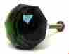 0170s-ho14g Iwgac Large Green Solid Crystal Glass Drawer Door Pull Knobs And Pulls