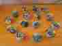 0213 C 15 Designed Glass Knobs Round Shape 1.25 Inch Multi Color For Cabinets