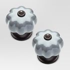 3126 085 03 Threshold Cabinet Knob Melon Shape Gray Cocoa 885785828458