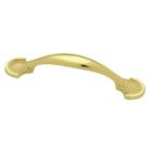 0885785518816 Brainerd Liberty Polished Brass Spoon Foot Drawer Pull