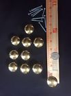 1-1 4 In Polished Brass Cabinet Knobs Hardware 078555577117