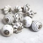 1 Artncraft White Ceramic Knobs Drawer Knob Door Handle 696537408886