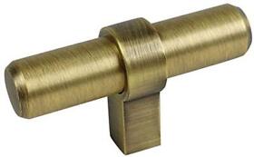 181bab 10 Pack Cosmas Brushed Antique Brass Cabinet Bar Handle Pull Knob