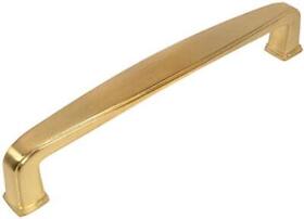 4392-128bb 10 Pack Cosmas Brushed Brass Modern Cabinet Hardware Handle