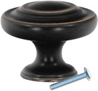 10 Pack Rok Hardware Saturn Classic Metal Rings Brushed Oil-rubbed Bronze Cabine