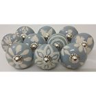 10000001 Zoyas Vintage Ceramic Knobs Hand Carved Handmade Door Kitchen Cabinet