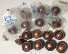 1049wc Classic Brass Brand Knob Weathered Lot Of Pieces