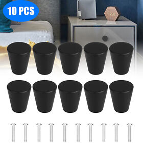 10pcs 20mm Cabinet Knobs Home Decor Handle Drawer Cupboard Pull With Screws Set