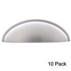 10pkbp22094g10 Amerock Pack Cabinet Hardware Handle Cup Pull Satin 026634239661