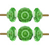 11110015 Not Applicable Set Of Crystal Glass Knobs Kitchen 696398367919