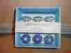 123239 Cynthia Rowley Cynitha 6 Pc Drawer Pull Cabinet Knob Cobalt Blue White Shabby Chic