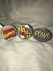 12331 Reading In Rags Set Of Comic Book Action Cabinet Knobs