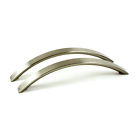 128mm Zc1871-bn-128mm Hwd 40 Brush Satin Nickel Flat Contemporary Arch Kitchen Cabinet Handle Pull