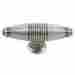 8030558 13311 Mng Hardware 2 3 5 Striped Egg Knob Antique Silver Mounting 803055133118