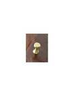 137.21.500 134390 Hafele 0.55 In Brass Knob Matte Set Of 10 Id