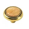 7222336 15436 Laurey Oak Light Brass Cabinet Knob 722233154366