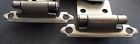 17128-sn Cosmas Cabinet Hinges Hardware Door Pair Satin Nickle Inset