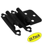 17139-fb Cosmas Flat Black Hinge Variable Overlay Pair Pack 783583337939