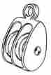 176-1-1 2t Henssgen Hardware Corp Pulley 1-1 2 Dbl Solid Eye By 046784119408