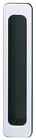 158.43.928 185301 Matte Pull Black Set 10 Mortise Id Silver