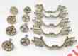 188509 Drawer Knobs Handles White 5 Vintage 1960 Ajax Provincial French Gold 8