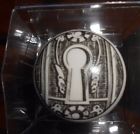 189318 Michaels New Skeleton Key Hole Black White Design Porcelain Drawer Pull