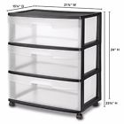 1996436758 Sterilite Wide 3 Drawer