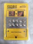 205834 Sapphire Lot Solid Brass Round Cabinet Knobs Pulls 704780173137