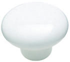 217wht Amerock Allison Round Plain Cabinet Knob In Projection 026634223219