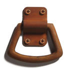 247878 Signature Hardware Conley Cast Iron Ring Pull With Rust Finish
