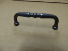 359-dacm 25 Center Door 3 Drawer Black Iron Dark " Pulls