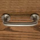 251383 Signature Hardware Solid Brass Classic Drawer Pull In Brushed Nickel