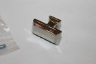 290-brn Atlas Homewares Two Polished Nickel Sutton Place Rectangle Novelty Knob