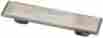 3.78-in 83991 Brainerd Mfg Co Liberty Hdw Satin Pewter Rectangle Geo Cabinet Pull 022788839917