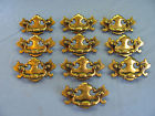 N19564 3 Drawer Kbc Brass Pulls Lot Handles 8 Leaf Keller 10 4 "