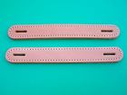 Natural-8 " 3 Sold Handles Thick Pairs Leather 1 5 16 Trunk 8
