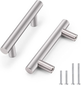 30 Pack 76mm 3inch Hole Centers Stainless Steel Kitchen Cabinet Door Handles An