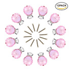 30 R K P-12 Anjuu Pcs Round Shape Crystal Glass Cabinet Knobs 5286789873621