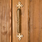 325492 Signature Hardware Gothic Solid Bronze Twisted Pull In Living Finish
