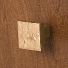 325541 Signature Hardware Solid Bronze Textured Square Knob