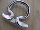 340141-158 Lot Heavy Knob Drawer Metal Pull Twist Chrome Umbra Stainless