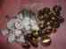 36asst White Brass Knobs Drawer Lot Screws Pulls Tone Porcelain Cabinet