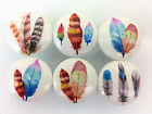 398241 Twisted Design Set Of Feather Cabinet Knobs Drawer Knob