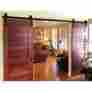 3classicbk Aba Hardware 8 Ft Double-sliding-barn-door-hardware-rustic-black-barn-sliding-track