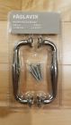 40226158 Ikea Faglavik Chrome Plated Pack Pull Cabinet Drawers Handle Grip