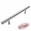 404-030ss Cosmas True Solid Ss Construction 3 8in Slim Line Euro Style Cabinet Hardware Bar Handl 766150907391