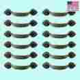 41076 The Renovators Supply 12 Cabinet Pull Black Wrought Iron Heart 3 1 2 Boring 096962416805