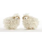 4120.9-2 Delton Inches Ceramic Sheep With Puff Set Of 652448160947